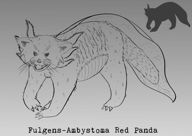 red panda axolotl